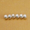 wholesale 925 Sterling Silver 26 English Alphabet Beaded Bracelet Crystal Bead Spacer DIY Stringing Loose Beads Accessories Pendant-0-1