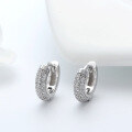 wholesale S925 Sterling Silver Cloud-Pull Earrings, Diamond Stud Earrings, Round Hollow-Out Jewelry, Direct from Manufacturer, Wholesale-0-3