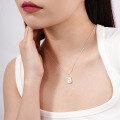 wholesale 925 Sterling Silver Retro Resin Tulip Necklace For Women, Ins Niche Cross-border Zircon Collarbone Chain-0-4