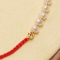 wholesale S925 Sterling Silver All-Over Red Elk Pearl Bracelet, Personalized Fashion Minimalist Commute Daily Women's Versatile Best-Selling Gift-0-3