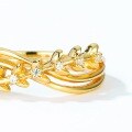 wholesale [Gold Plated 925 Silver] Spring New Simple Willow Ring Fashion Versatile Ins Style Ring for Women Manufacturer Wholesale-0-4