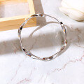 wholesale S999 Pure Silver Möbius Strip Bracelet, Genuine Solid Closed Design, Niche and Versatile for Young Adults-0-0