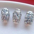 wholesale 999 Silver Jewelry Accessories: Orchid, Butterfly, Auspicious Clouds, Great Fortune, Spacer Beads, Barrel Beads, Olive Beads, Lucky Beads for DIY-0-0