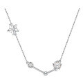 wholesale Metal material star necklace for women, Korean style, minimalist design, small and fresh, unique, high-end, celebrity same style collarbone chain-0-4