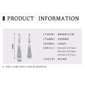 S925 Sterling Silver 1-Carat Moissanite Simple Earrings for Women-0-6