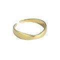 wholesale S925 Sterling Silver Irregular Wave Pattern Open Adjustable Ring-0-0