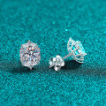 S925 Silver Moissanite Opera Earrings for Women, Luxurious and Versatile-0-1