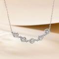 wholesale 925 Silver Tonglin New Women's Necklace Versatile Fashion Pure Silver Pendant High-End Sense Necklaces-0-1