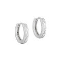 wholesale S925 Sterling Silver 262 Floral Diamond Stud Earrings for Women, Minimalist Style, Small and Chic, Ins-Inspired, Advanced Commuter Geometric Silver Earrings-0-5
