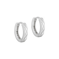 wholesale S925 Sterling Silver 262 Floral Diamond Stud Earrings for Women, Minimalist Style, Small and Chic, Ins-Inspired, Advanced Commuter Geometric Silver Earrings-Platinum【10mm】 925 silver
