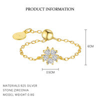 wholesale S925 Sterling Silver Heart With Flash Zircons Earrings, Women's Fashion Cross-border Wholesale-K2085-Gold 925 Silver