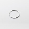 wholesale S925 Sterling Silver Irregular Wave Line Geometric Minimalist Small Ring R00293-0-4