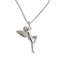 wholesale S925 Sterling Silver AP1799 Korean Style INS Harajuku Guardian Angel Necklace, Small and Unique Unisex Couple Pendant-0-4