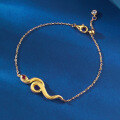 wholesale S925 Silver Gold Frosted Serpent Bracelet, New Arrival by Zhuozhifan Jewelry, Cross-Border Hot Style for Xiaohongshu Live Sales-0-5