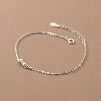 wholesale S925 Silver Bracelet for Women, Fashionable Korean and Japanese Style Cute Cat Bracelet, Wholesale Simple and Sweet Bracelet for Women S0942-S925 Silver Bracelet>925 Silver