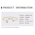 18K Gold Plated S925 Silver Moissanite Water Drop Bangle for Cross-Border Live Streaming-0-9