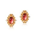 wholesale S925 Sterling Silver Japanese New Retro Court Style Pomegranate Earrings Fashion Trend Women's Wholesale-0-5