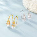wholesale S925 Sterling Silver Shell Pearl Earrings Light Luxury Versatile Ear Clips Small Design Sense Ins Earrings for Women-0-2