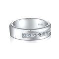 wholesale S925 Sterling Silver Trendy Wide Band Ring for Men, Premium Cross-Border Bestseller-0-4