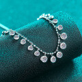 S925 Silver Full Moissanite Necklace for Women, Luxe Fashion Statement-0-1