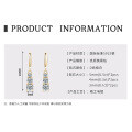 S925 Sterling Silver 1-Carat Moissanite Simple Earrings for Women-0-7