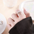S925 Sterling Silver Moissanite Classic Six-Prong One-Carat Engagement Ring-0-1