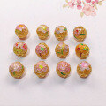 wholesale S925 Gold-Plated Enamel Drip Oil Floral Twelve Months DIY Components Crystal Jewelry Bracelet Necklace-0-0