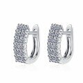 wholesale S925 Sterling Silver High-End Fashionable and Elegant Moissanite Earrings, Fully Diamond-Cut Versatile Earrings for Women, Ready Stock for Wholesale-0-4