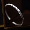 wholesale 999 Silver Mobius Ring Auspicious Cloud Bracelet for Women, Vintage Pure Silver Unique Unisex Bracelet with National Style-0-0