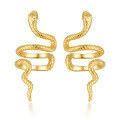 wholesale S925 Sterling Silver Snake-shaped Ear Cuff Fashion Minimalist Style Personality Trend Creative No Piercing Non-pierced Ear Clip Accessory-0-0