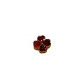 wholesale S925 Silver Gold-Plated Natural Garnet Accessories Four-Leaf Clover Spacer Bead Charm Bracelet Semi-Finished DIY Jewelry-0-4
