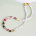 wholesale Metal material natural tourmaline shell pearl bracelet for women,,,,2025-0-2