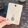 Metal Pendant Necklace with Maitreya Buddha Design-0-10
