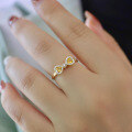 wholesale S925 sterling silver original design bow tie heart personality ring French light luxury band for daily wear-0-4