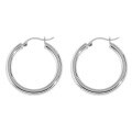 wholesale S925 Sterling Silver 370 Korean Version Ins Small and Minimalist Design Geometric Smooth Round Textured Earrings for Women-0-4