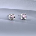 wholesale S925 Sterling Silver Maker's Four-Leaf Clover Ear Studs for Women, Trendy Niche Design Earrings for Healing Ear Piercings New-0-6