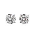 wholesale S925 Sterling Silver AliExpress Cross-Border Classic 1-Carat Round Stud Earrings Fashion Statement-0-4