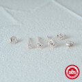 wholesale 925 Sterling Silver New Fashion Creative Love Knot Set Stud Earrings,INS。-0-3