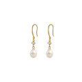 wholesale Metal: s925, Pearl Elegant Long Drop Earrings for Women, Summer Vintage Korean Style Ear Jewelry G9857-0-4