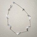 wholesale 925 Sterling Silver Galaxy Moonlight Brushed Crescent Moon Bracelet, Small and Unique Design, Exquisite and Cool Sense Bracelet-0-5