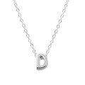 wholesale Metal 925 Silver Plain 26 Letters Pendant Necklace, Ins Luxury Hot-selling Choker-0-32