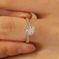 Sterling Silver Moissanite Classic Star Weave Couple's Rings, Engravable, Pair-0-0