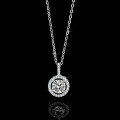 Sterling Silver 1-Carat Moissanite Pendant Necklace for Women-0-2