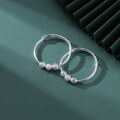 wholesale S990 Silver Baby Bracelet, Full Silver Sliding Bangle, Beaded Pattern Bracelet Jewelry Factory Wholesale-0-0