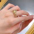 wholesale S925 Gold-Plated Silver Ring Chinese Trendy Gold Dragon Majestic Dragon Head Ring Dragon and Tiger Spirit Zodiac Year Wearable Dragon Ring for Drop Shipping-0-3