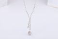 wholesale S925 Silver Medusa's Tear Pendant Necklace with Lycoris Design, Women's Light Luxury Original Collarbone Chain-0-2