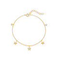 wholesale S925 Sterling Silver New Star Pendant Bracelet for Women, Multi-Layer Stackable-0-4