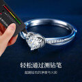 S925 Sterling Silver 1ct Moissanite Intertwined Hearts Ring-0-0