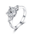 S925 Sterling Silver Sweet Heart Zircon Ring, Fashion Jewelry Wholesale-0-3