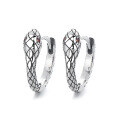 wholesale S925 Silver Retro Vintage Zodiac Snake Minimalist Creative Trendy Versatile Earrings Ear Clips-0-5